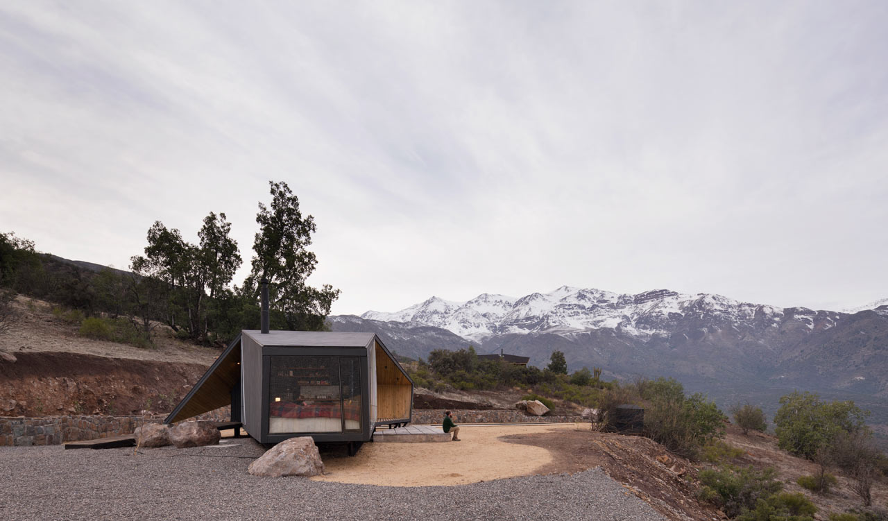 small mountain cabin