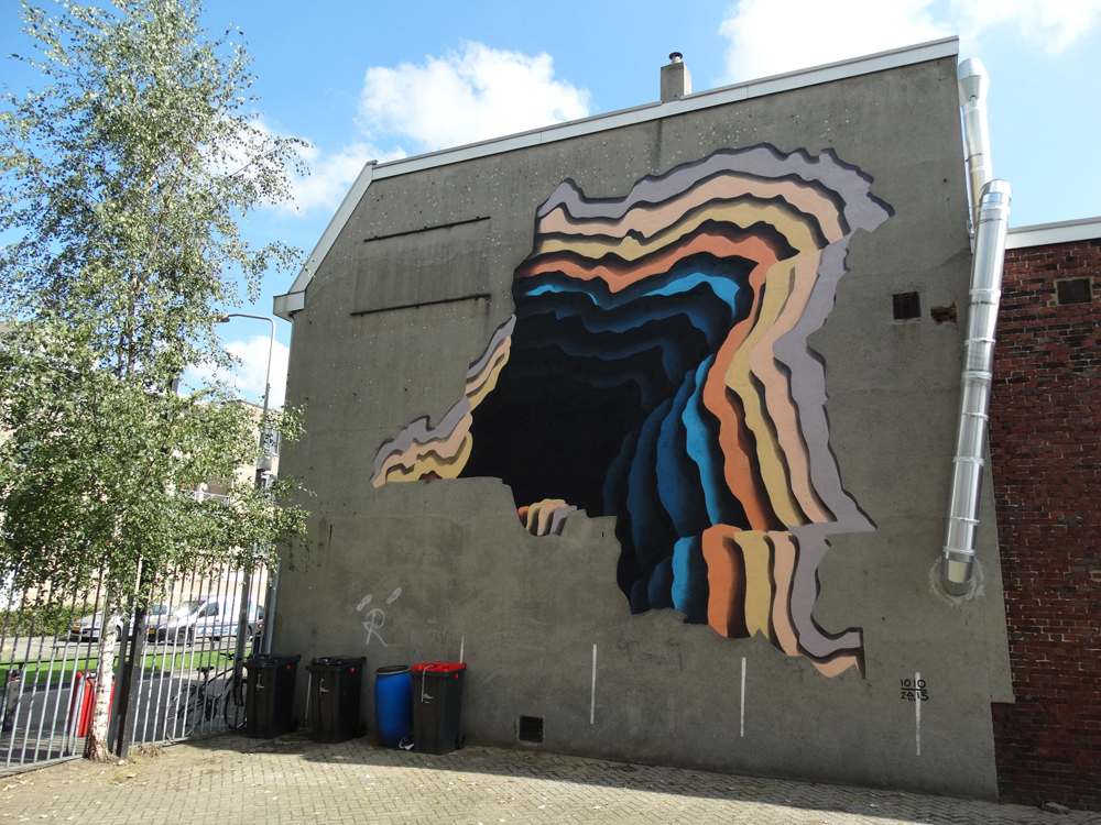 Optical Illusion Murals on Buildings
