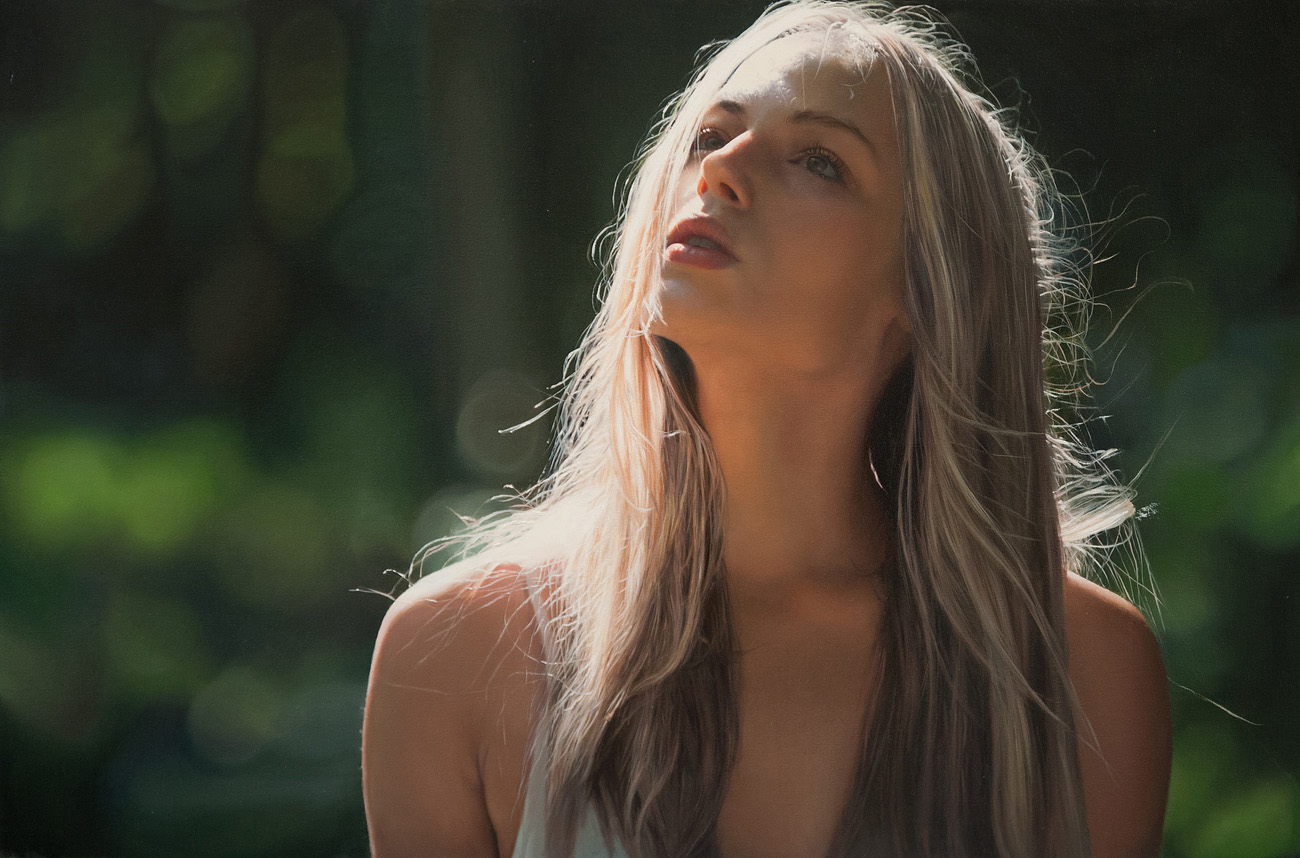 Yigal Ozeri's Astonishing Hyper Realistic Oil Paintings