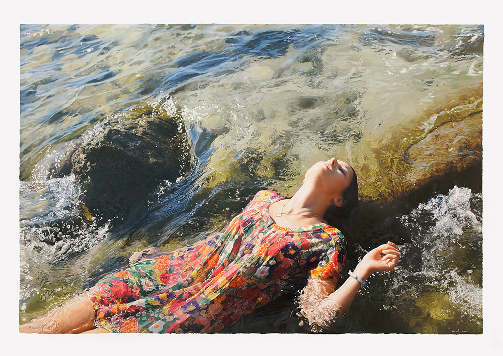 realistic paintings of water
