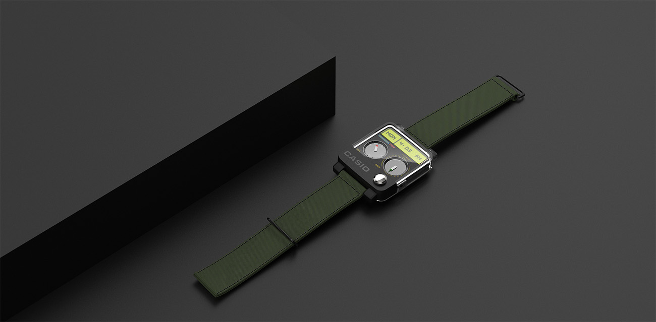 new men casio watch