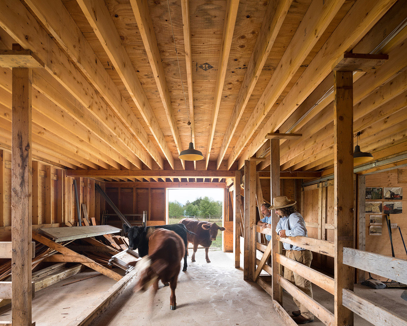 wooden barn
