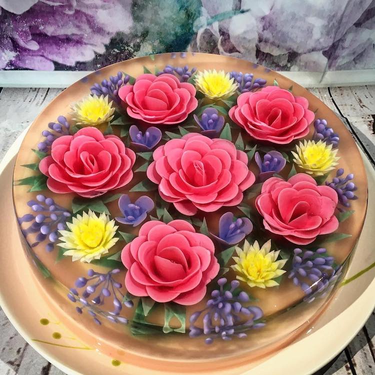 flowers cake