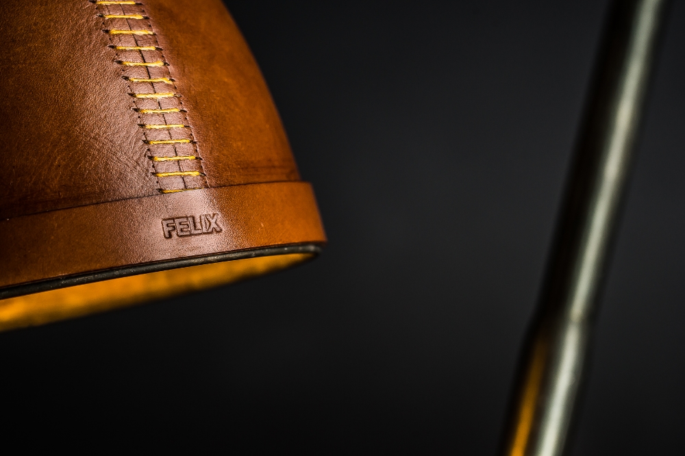 Vintage Brass and Copper Desk Light