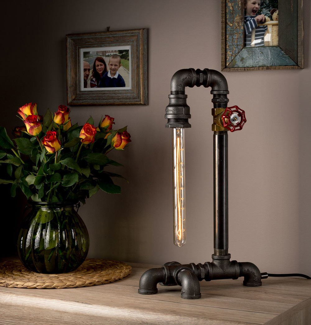 Innovative and Trendy Steampunk Design Home Table Lamp