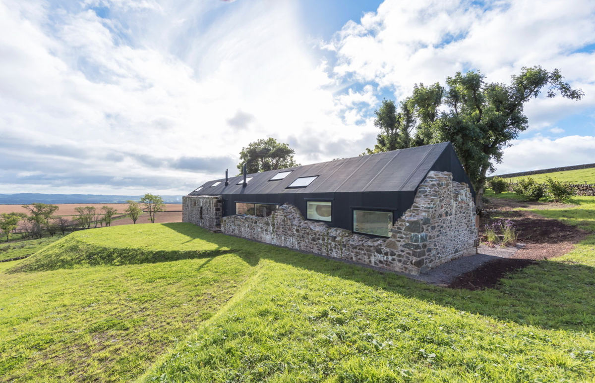 Modern Home in Scotland Shrouded in 17th Century Ruins
