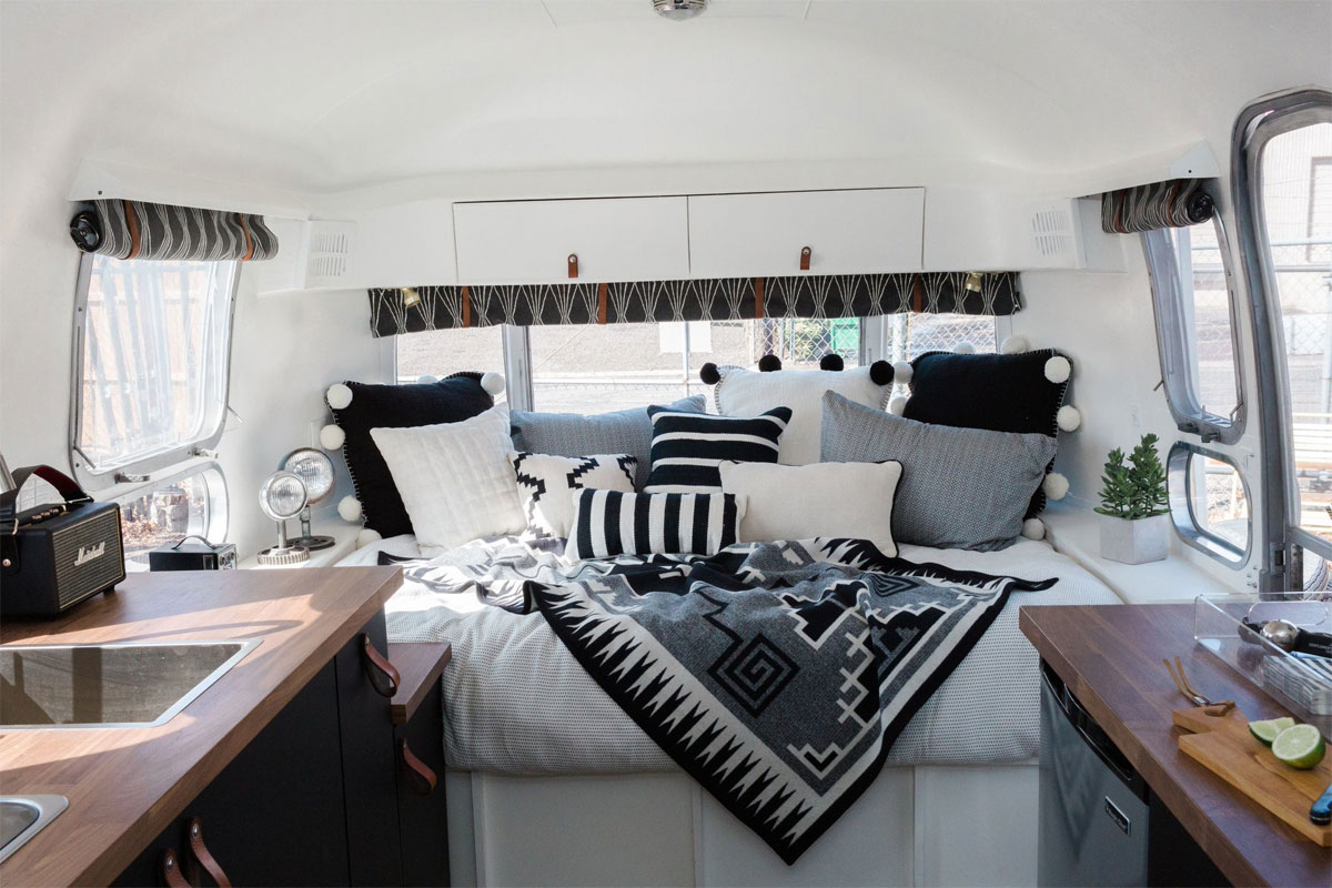 Mobile Tiny Home from Restored Vintage Airstream