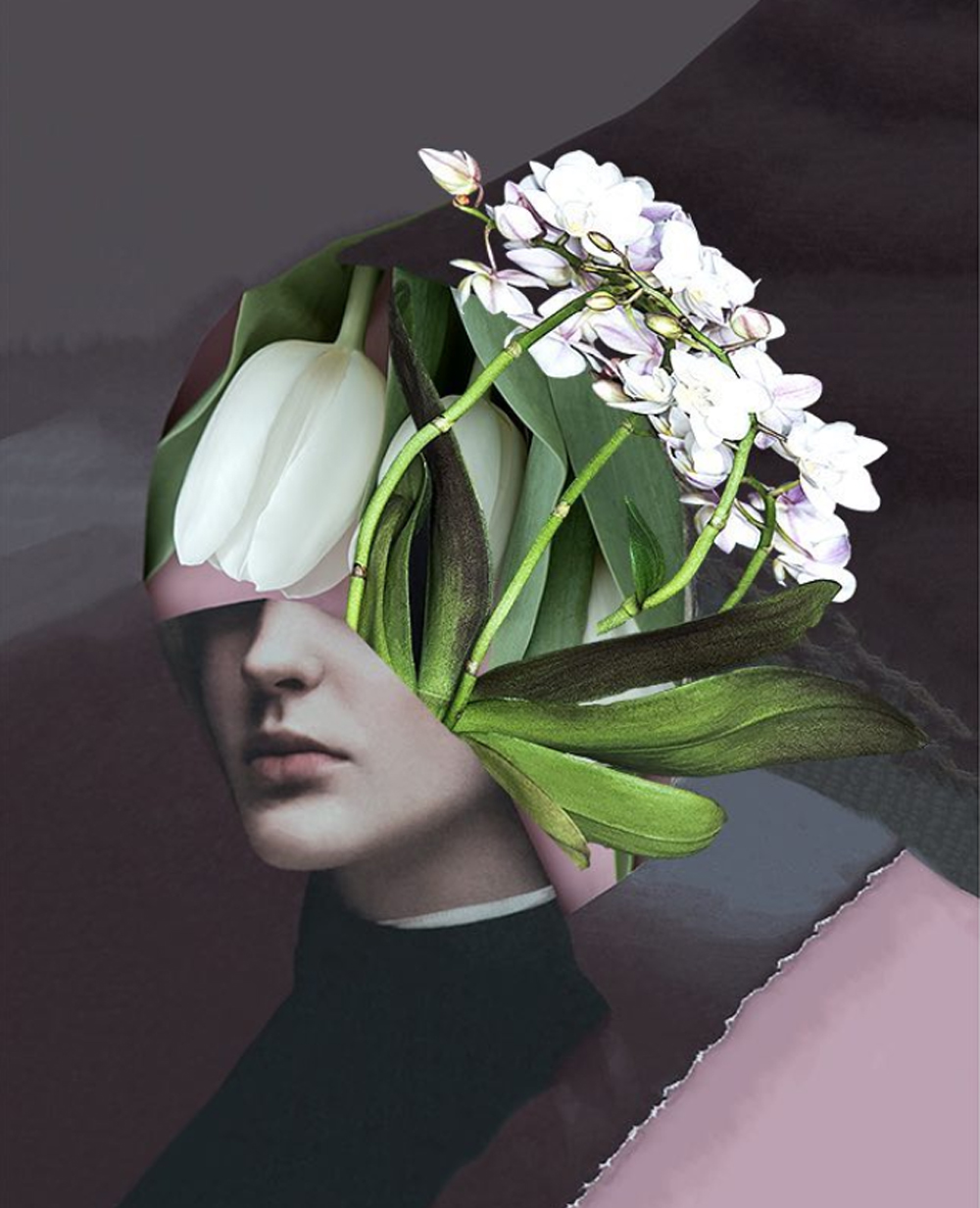 women portrait collage