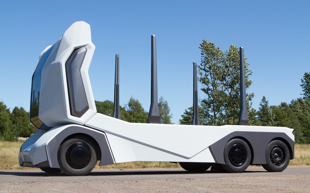 T-log - Sweden's Electric Driverless Truck 4x4