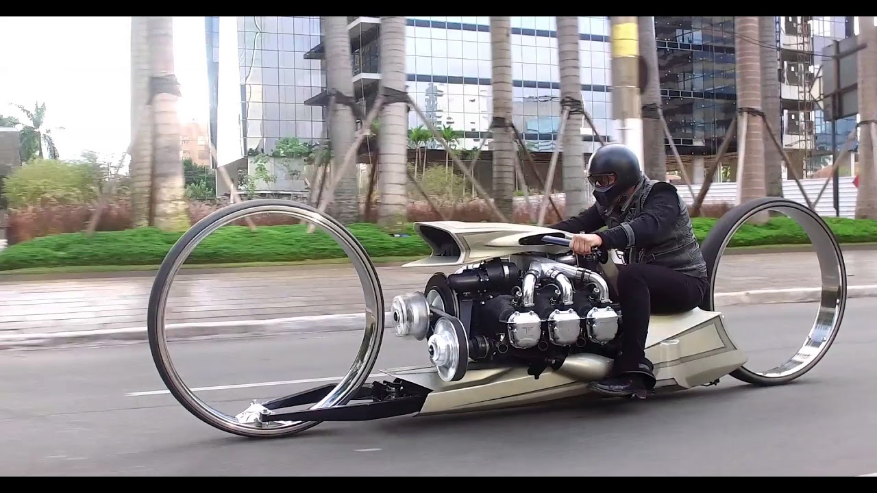 hubless motorcycle wheel