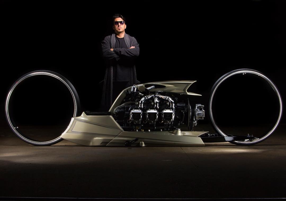 motorcycle with airplane engine