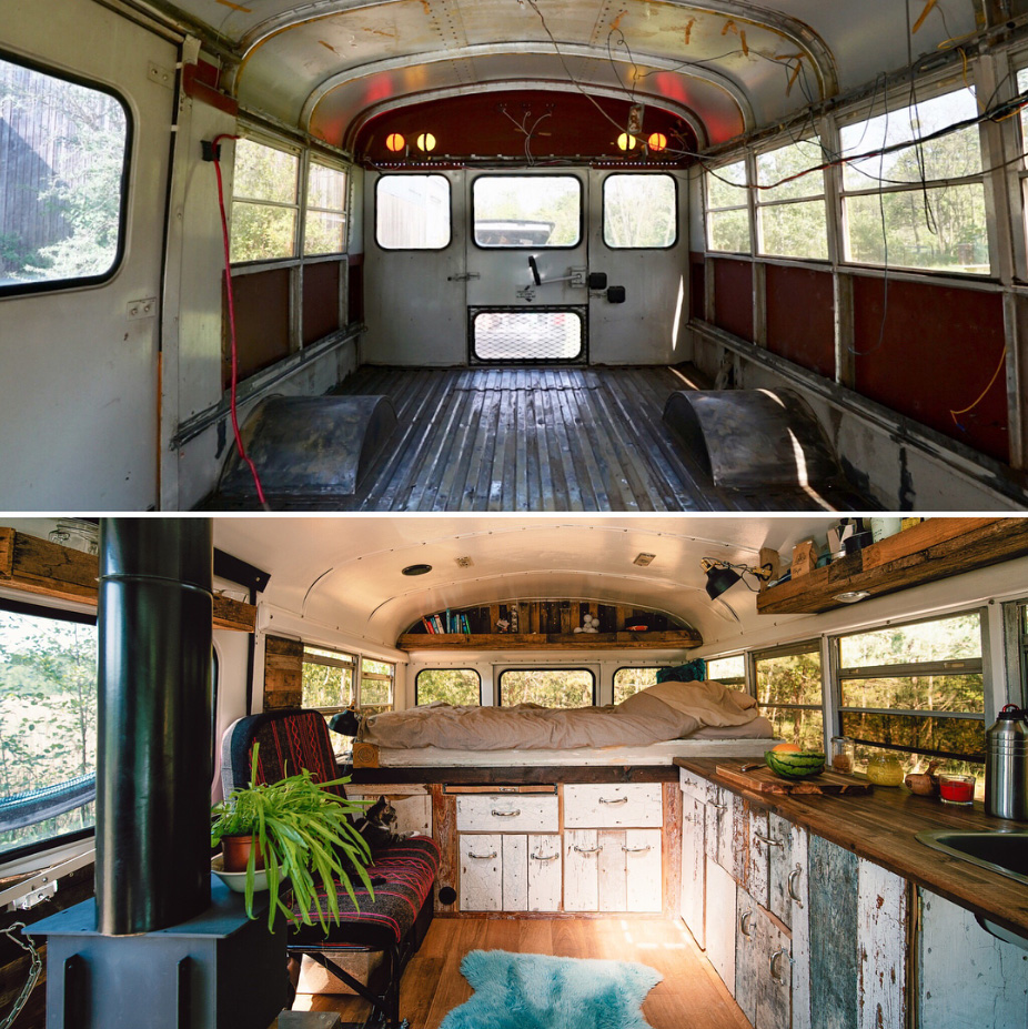 school bus mobile home