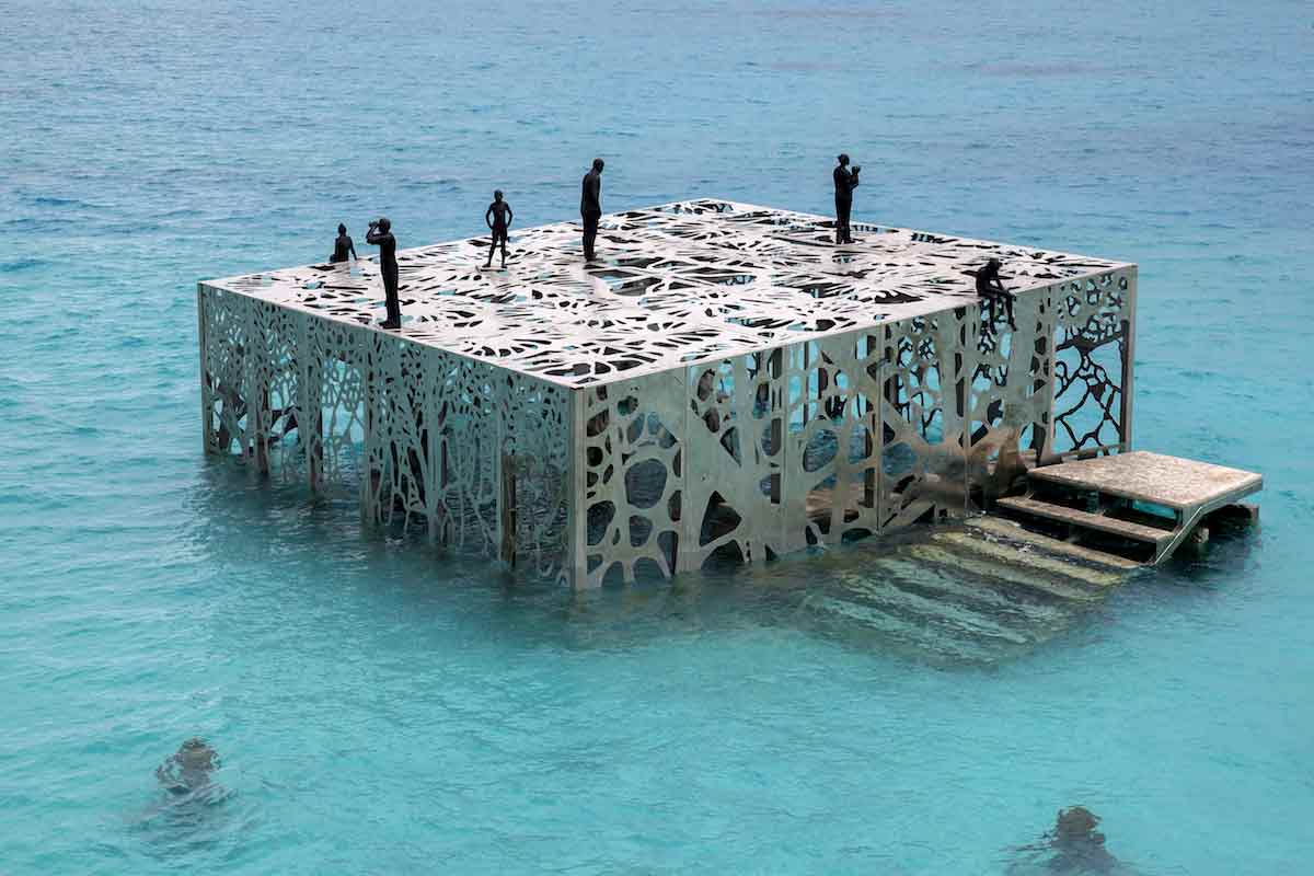 Coralarium - Underwater Inter Tidal Art Gallery in the Maldives