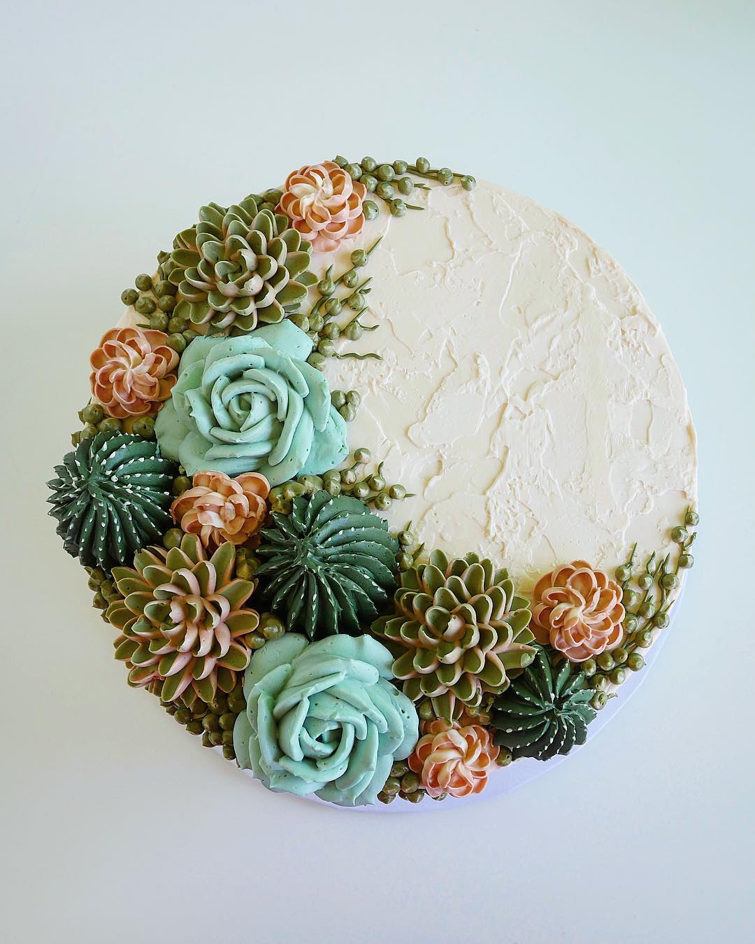 succulent cake decorations