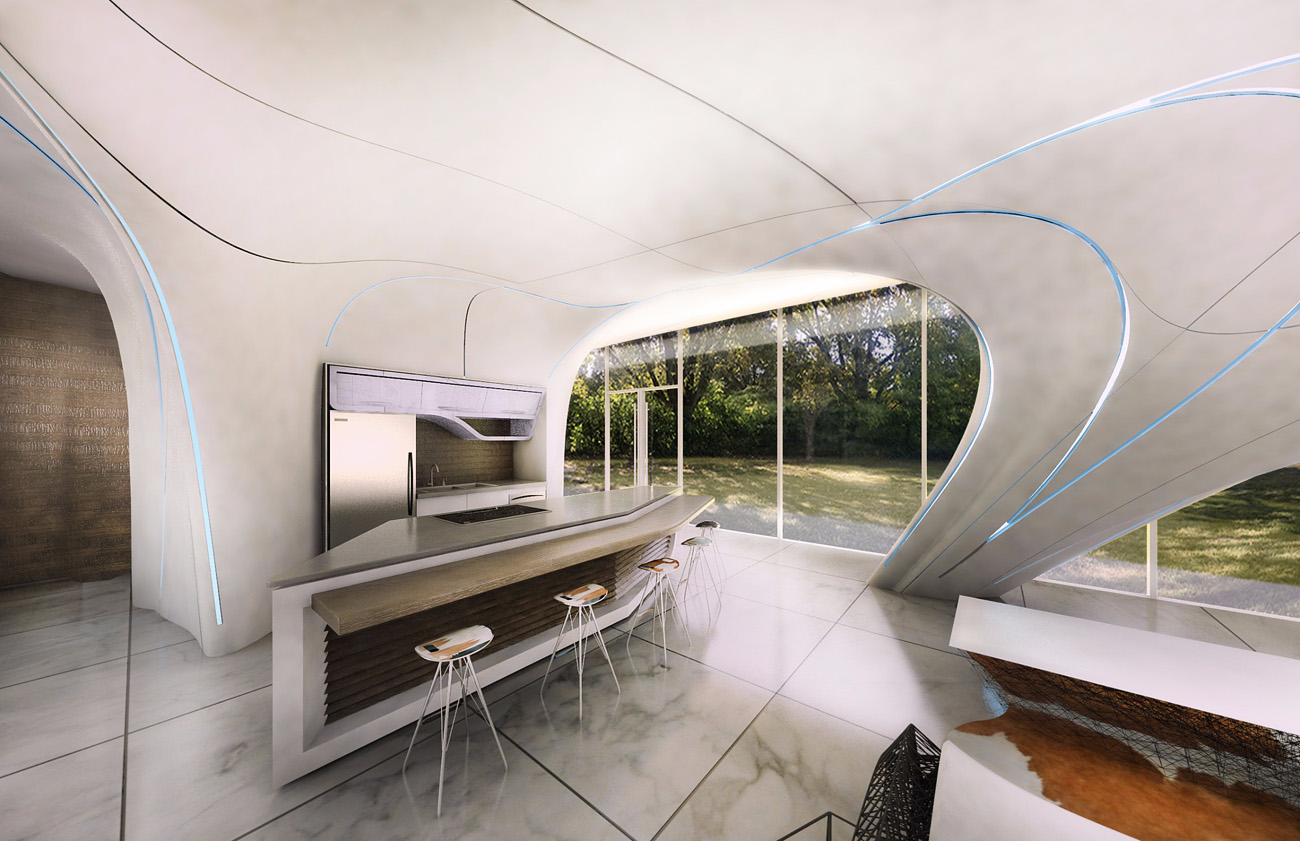 3d printed house