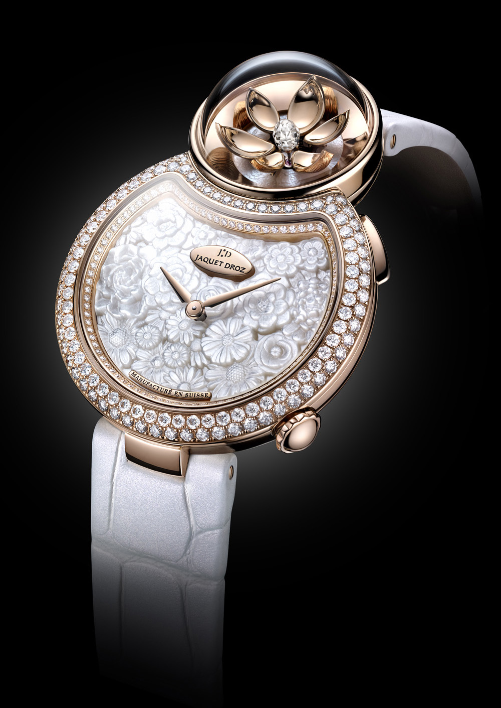 New Women Luxury Watches - Jaquet Droz Lady 8 Flower