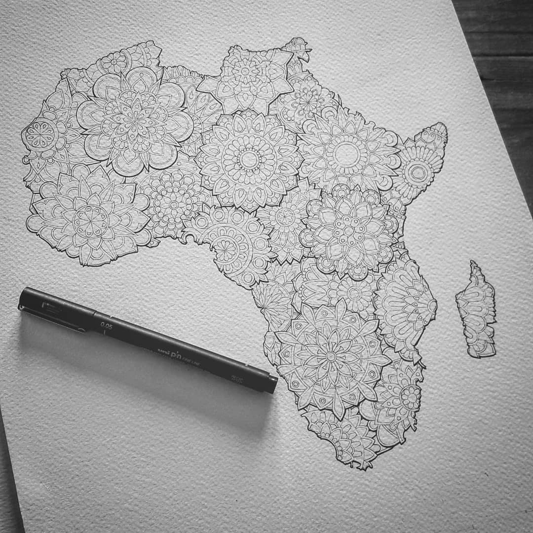 africa drawing