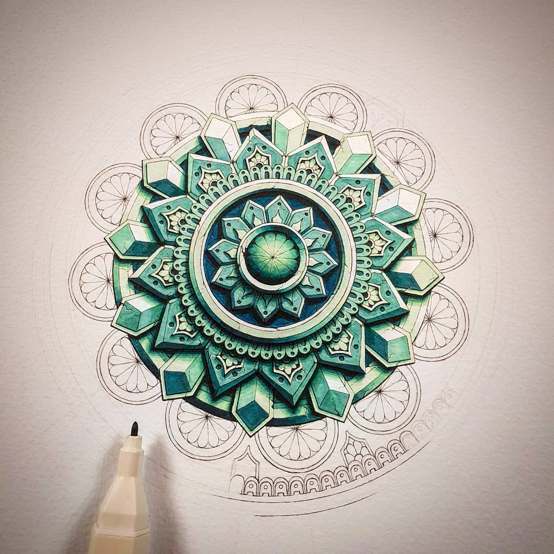 mandala draw