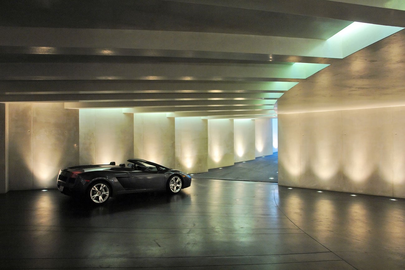luxury car garage