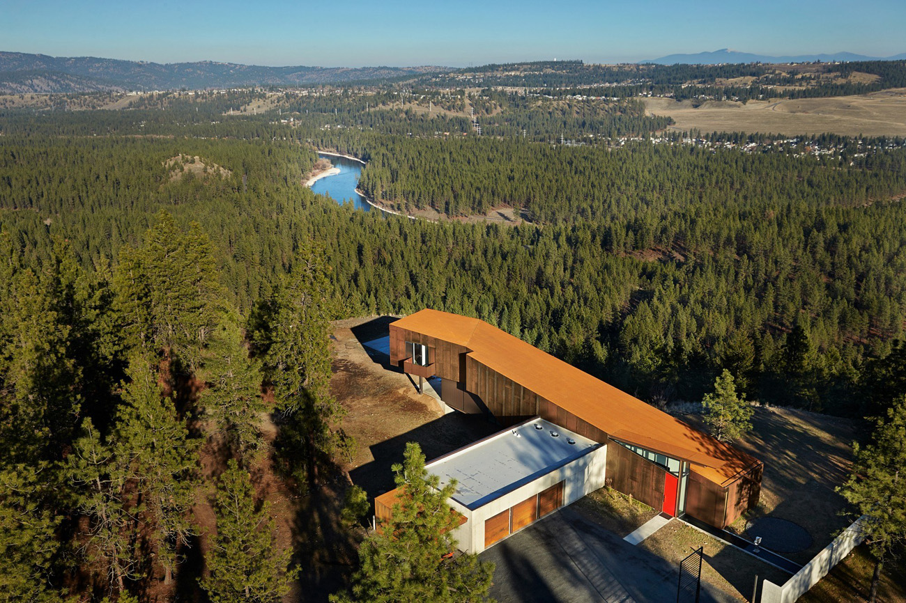 t shaped house design