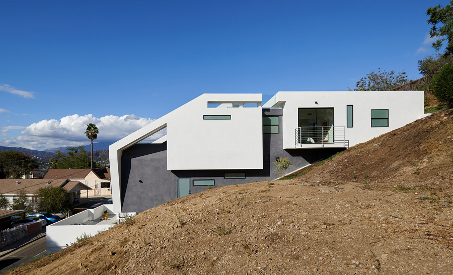 hillside houses