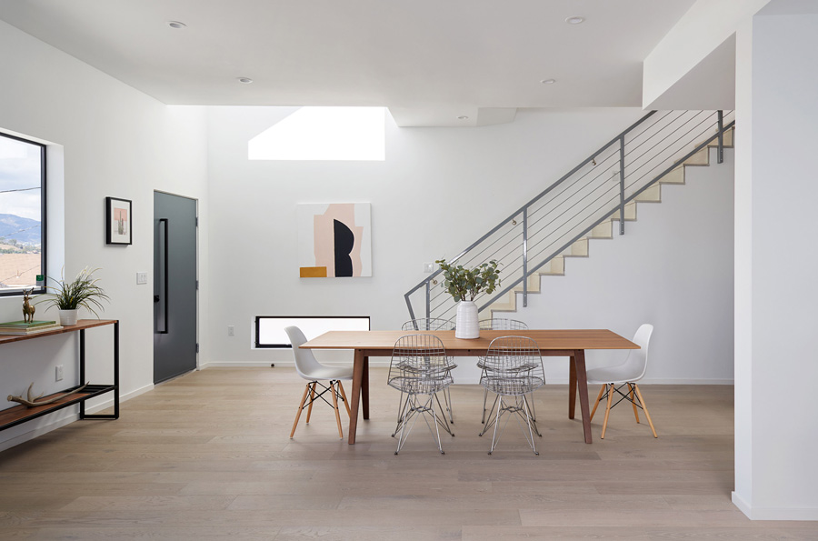modern house dining room