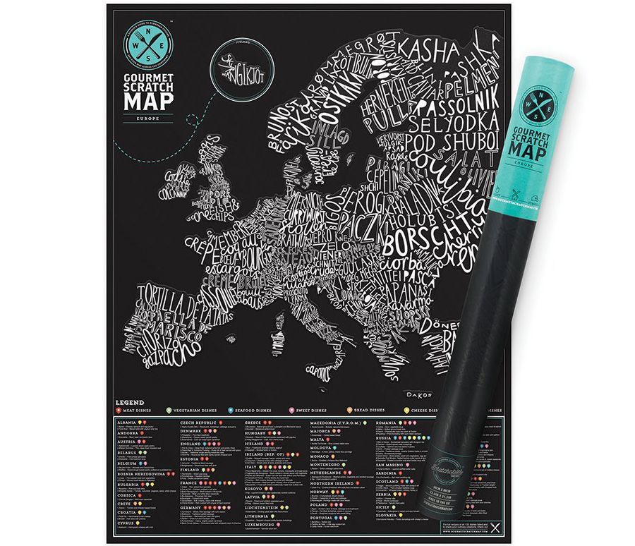 Best Scratch Europe Maps