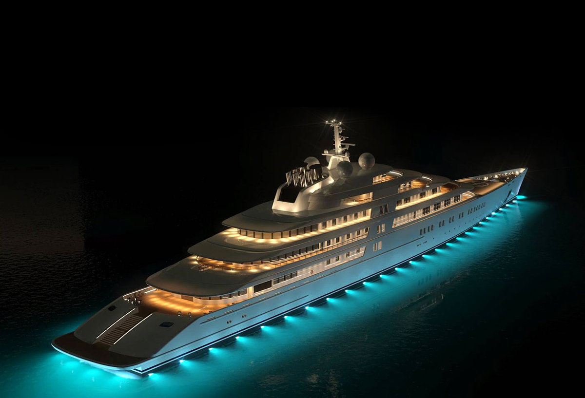 luxurious yacht in the world