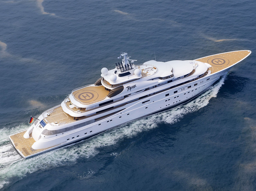 topaz luxury yacht