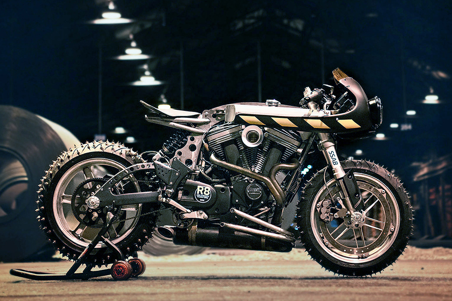 custom ice racer motorcycle