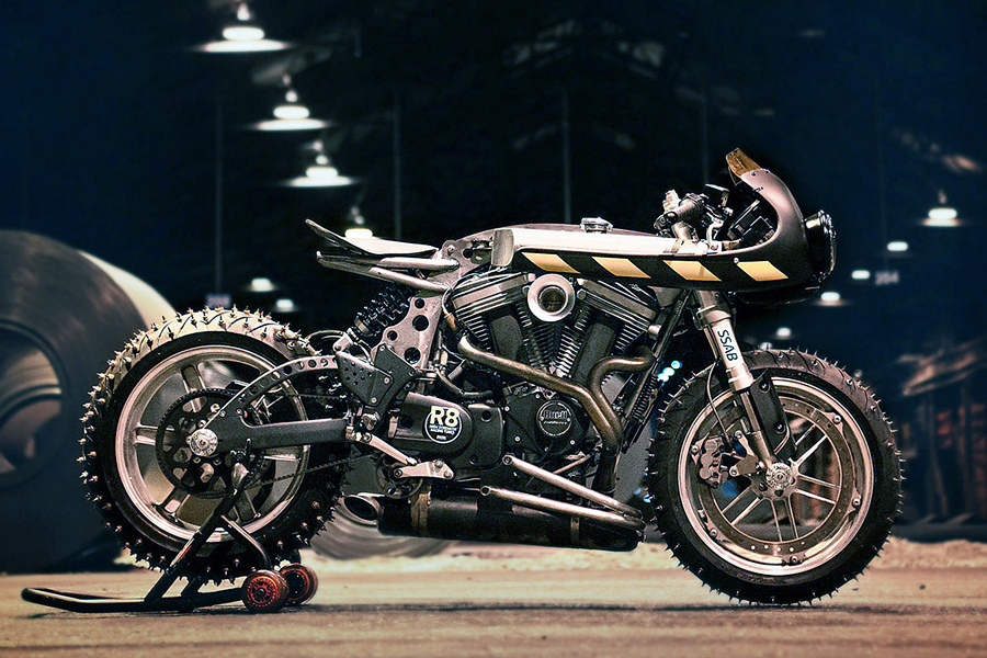 custom ice racer motorcycle