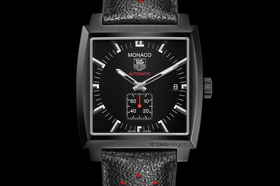 TAG Heuer Men's Monaco Black Watch