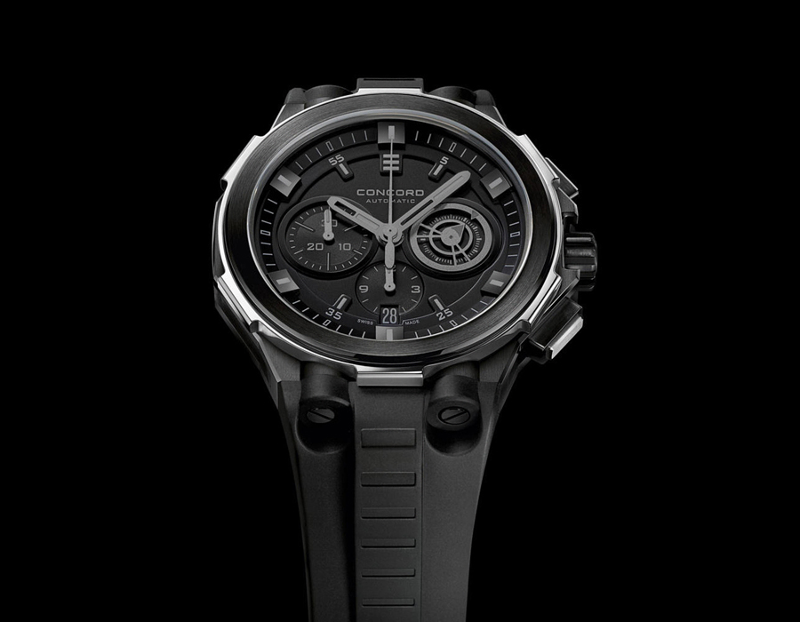 Concord C2 Black Automatic Chronograph