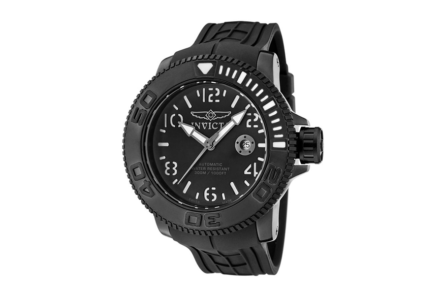 Invicta II Sea Hunter 1073 Black Dial Watch