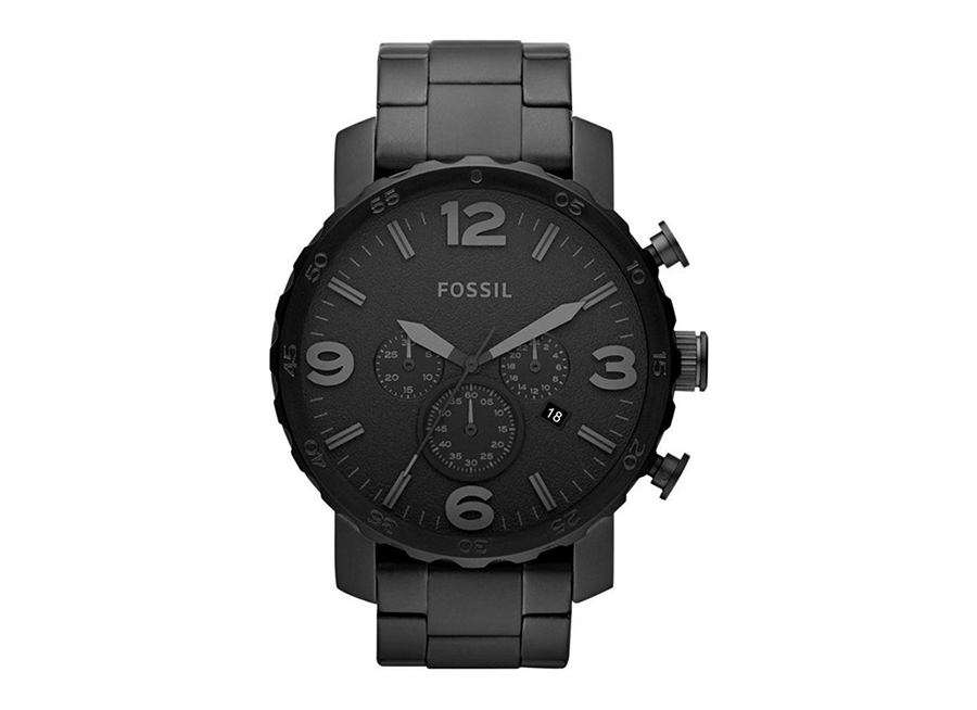 Fossil Nate Black Tone Bracelet Watch