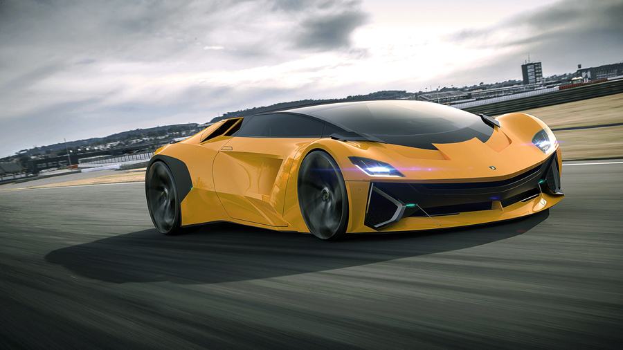 New Lamborghini Concept Car Vega by Grigory Butin