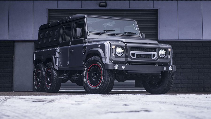 6 wheel drive land rover defender 6x6