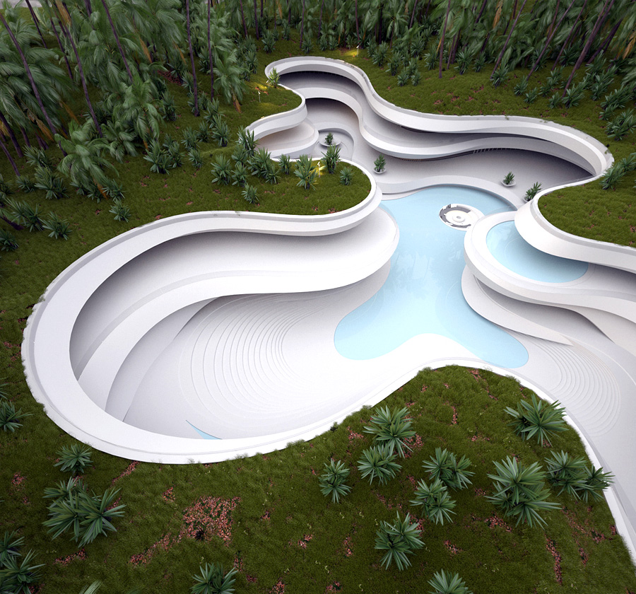 modern contemporary swimming pools