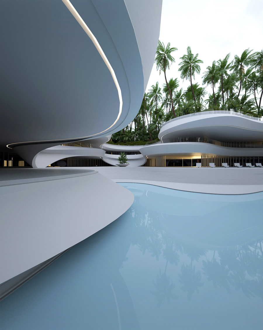 modern swimming pools