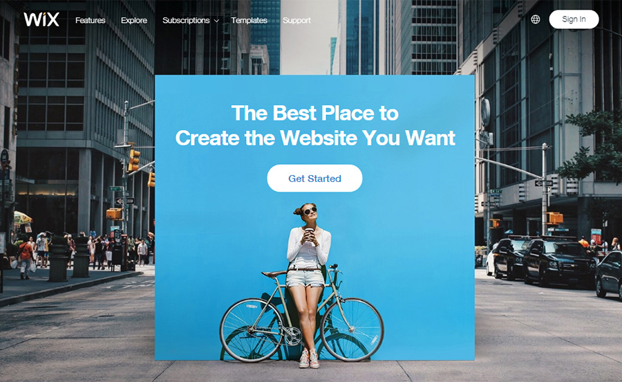 website builder wix