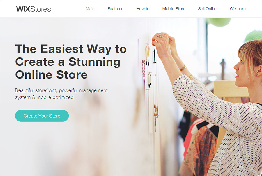 create online store wix