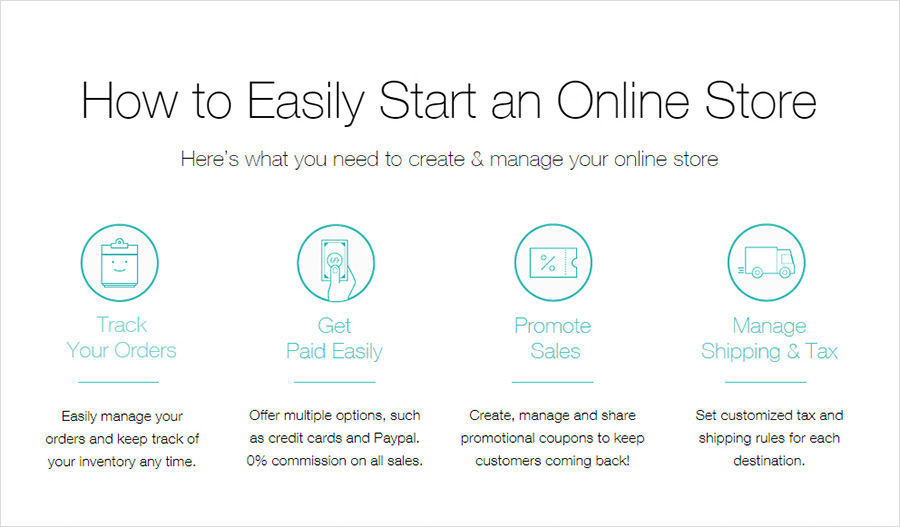 start online store wix