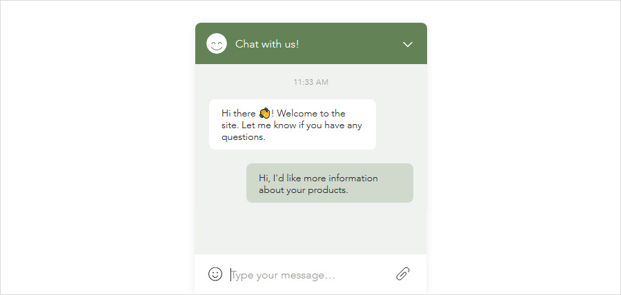 chat support wix