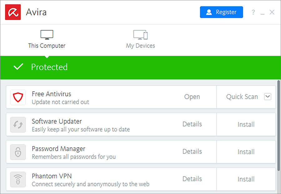 Avira Free Antivirus