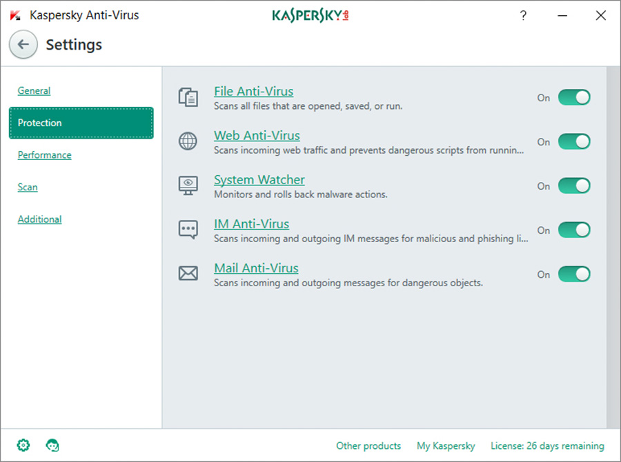 Kaspersky Free Antivirus