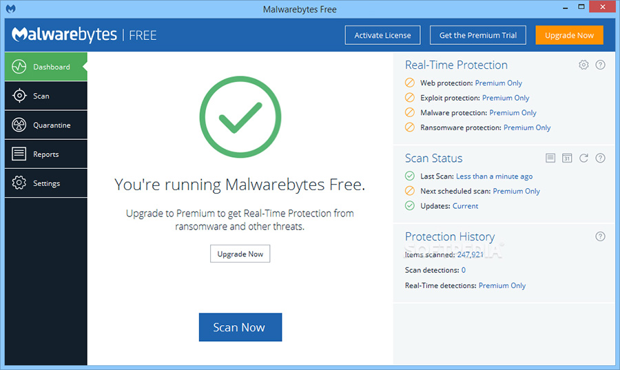 Malwarebytes Anti-malware Free