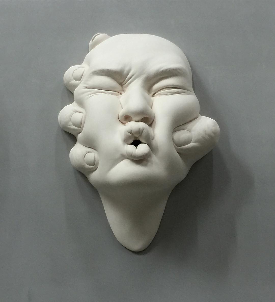 johnson tsang face sculptures