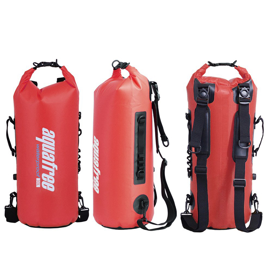 Aquafree 20L 30L 40L Waterproof Dry Backpack with Strap Air Valve for all water sport
