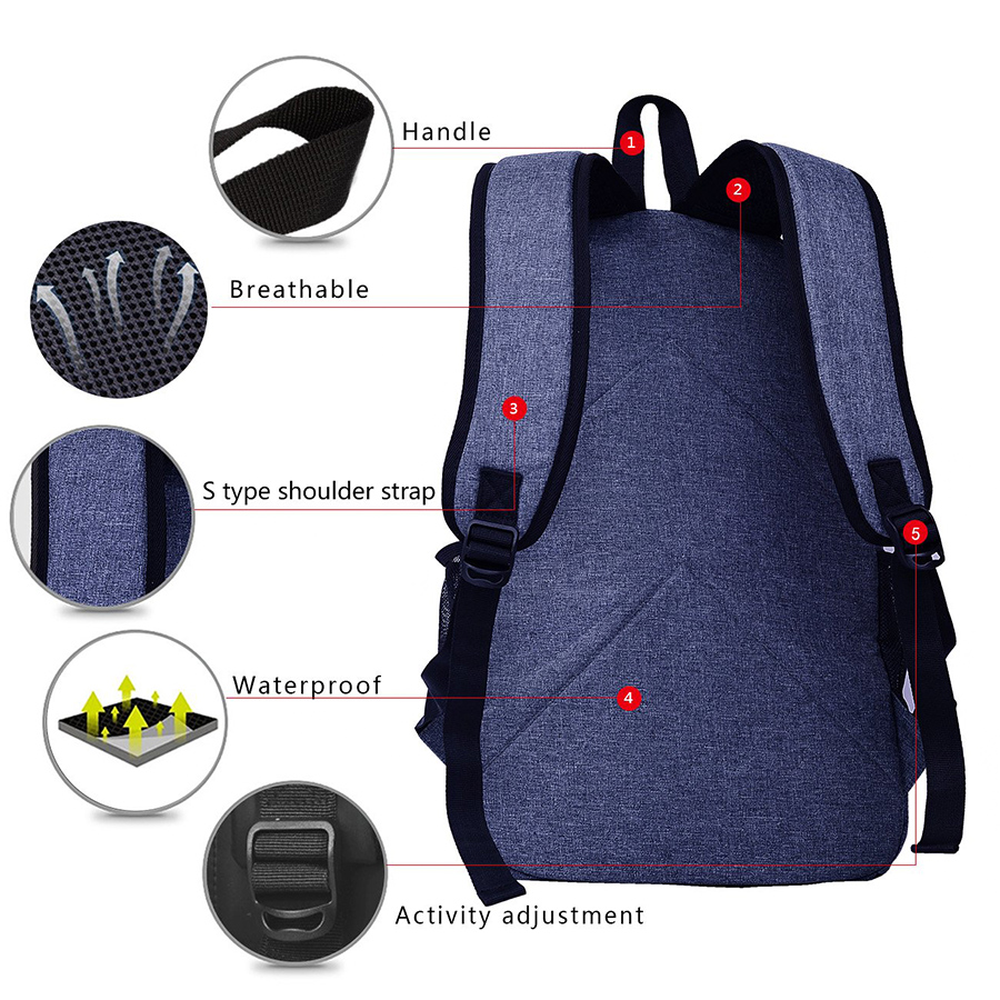 OMOUBOI Business Laptop Backpack, Anti-Theft Waterproof Travel Backpack