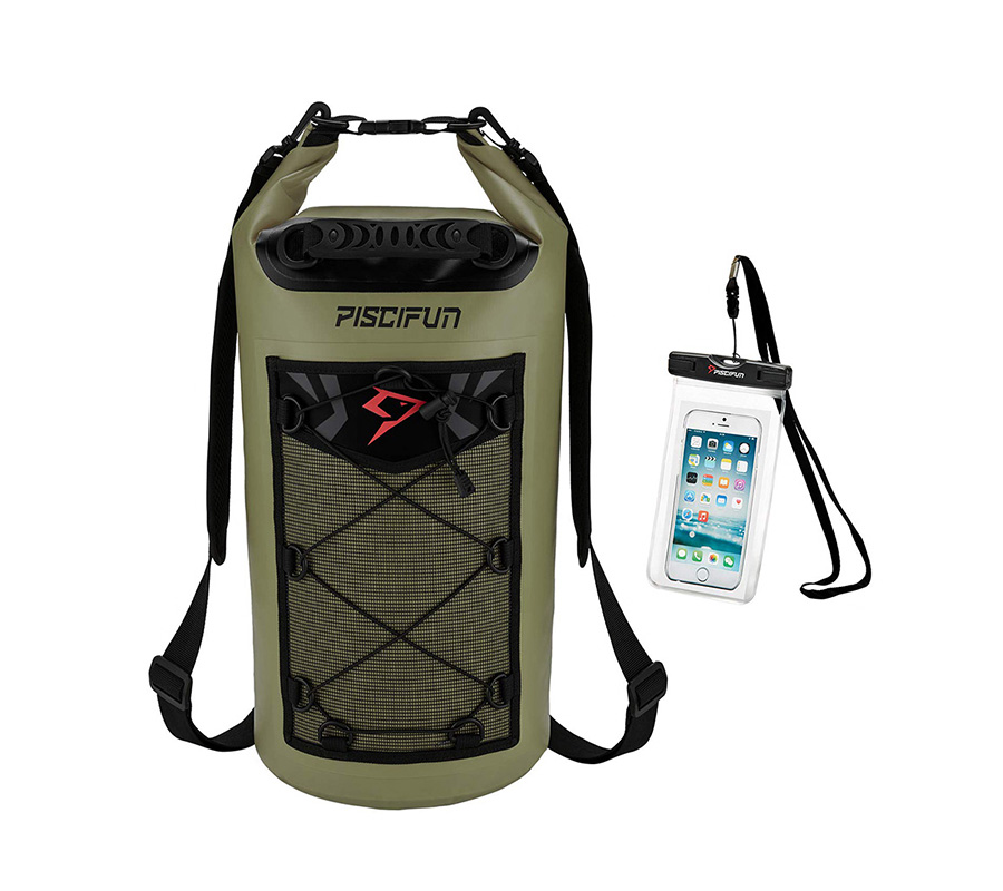 Piscifun Waterproof Dry Bag Backpack Floating Dry Backpack